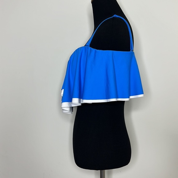 CONTOURS by COCO REEF Shapemaker Swimwear Agate Bandeau Azure Top 16/40D - Picture 8 of 15